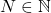 N\in\mathbb N